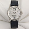 A. Lange & Söhne Pave Diamond & Sapphire 18K White Gold Second Hand Watch Collectors 1