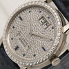 A. Lange & Söhne Pave Diamond & Sapphire 18K White Gold Second Hand Watch Collectors 4