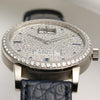 A. Lange & Söhne Pave Diamond & Sapphire 18K White Gold Second Hand Watch Collectors 5