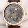 A. Lange & Söhne Lange 1 Time Zone 116.033 18K Rose Gold Second Hand Watch Collectors 2