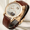 A.Lange & Sohne Tourbillon 18K Rose Gold Second Hand Watch Collectors 3