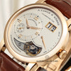 A.Lange & Sohne Tourbillon 18K Rose Gold Second Hand Watch Collectors 4
