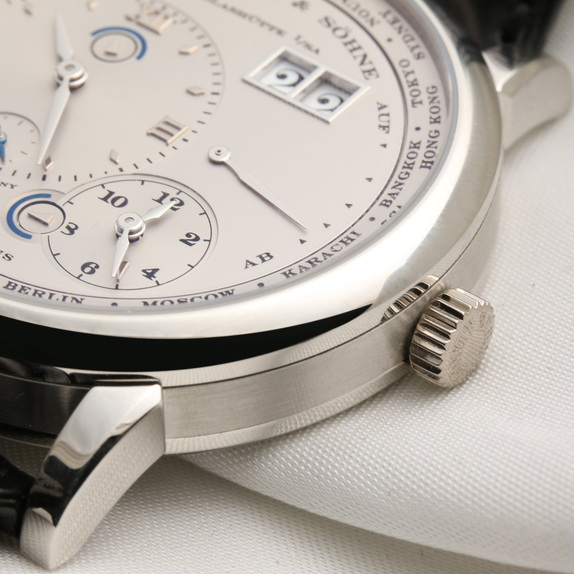 A.Lange & Sohne Travel Time Platinum 116.025 Second Hand Watch Collectors 6