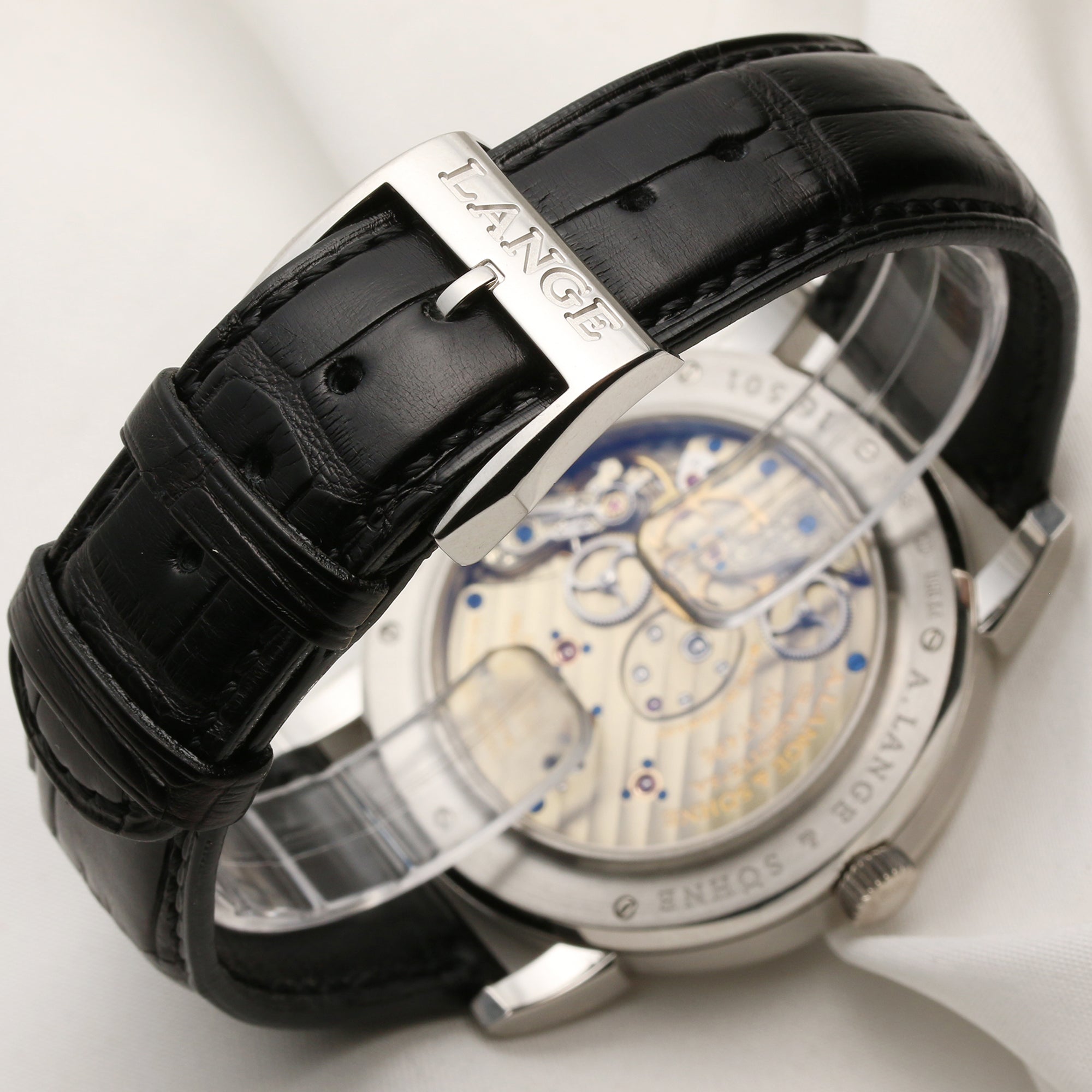 A.Lange & Sohne Travel Time Platinum 116.025 Second Hand Watch Collectors 7