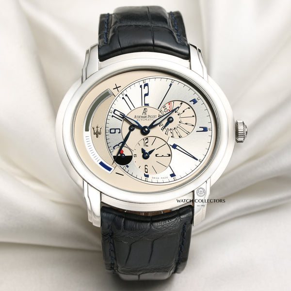 Audemars Piguet Milenary Power Reserve 26150PT.OO.D028CR.01 Platinum Second Hand Watch Collectors 1