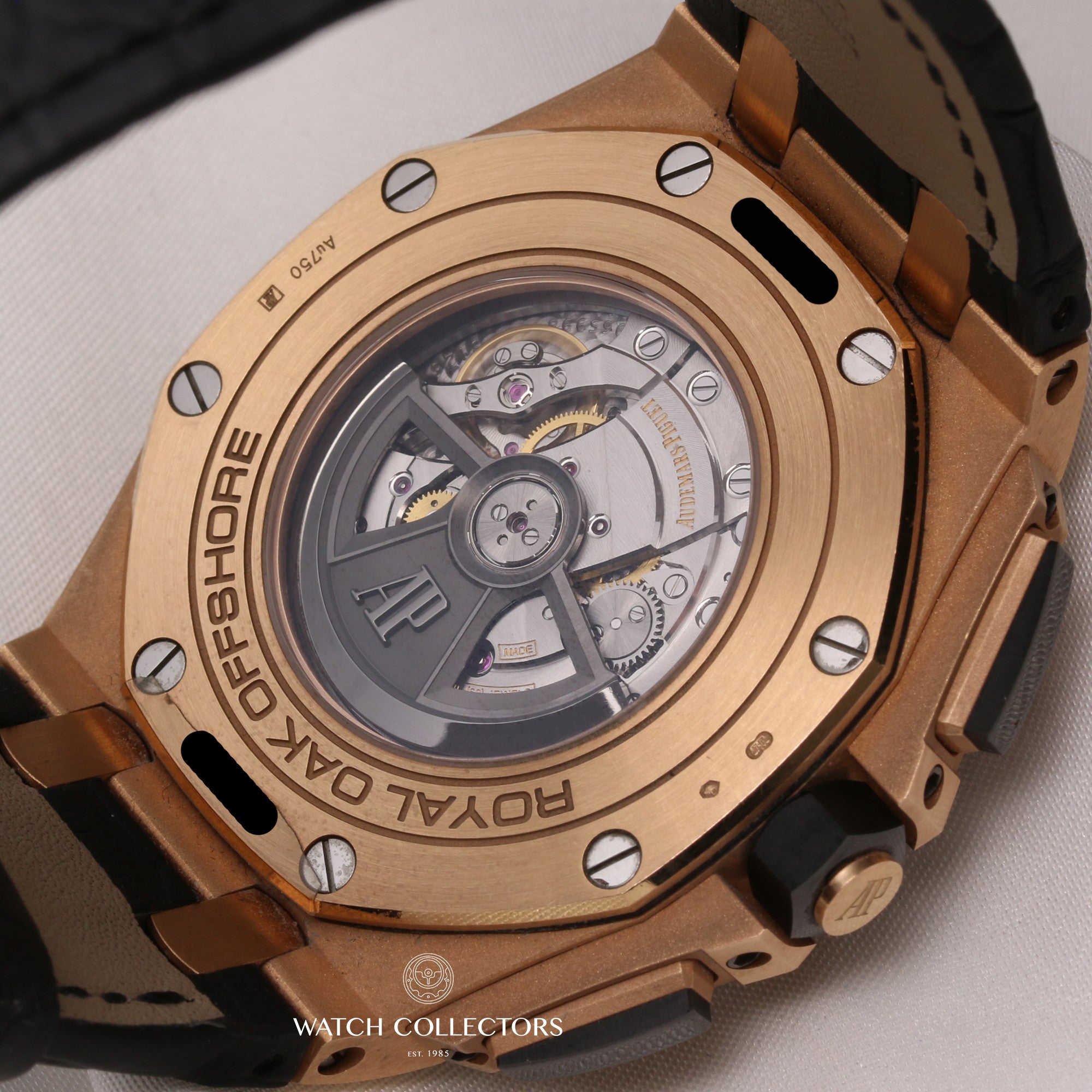 Full Set Audemars Piguet Royal Oak Offshore Chronograph 18K Rose Gold Ceramic 26401RO.OO.A002CA.01