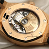 Audemars Piguet Royal Oak 18K Rose Gold Second Hand Watch Collectors 8