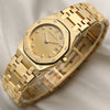 Audemars Piguet Royal Oak Diamond Dial 18K Yellow Gold Second Hand Watch Collectors 3