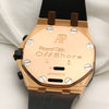 Audemars Piguet Royal Oak Offshore 18K Rose Gold Second Hand Watch Collectors 8