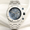 Audemars Piguet Royal Oak Offshore Chronograph Blue Dial Stainless Steel Second Hand Watch Collectors 1