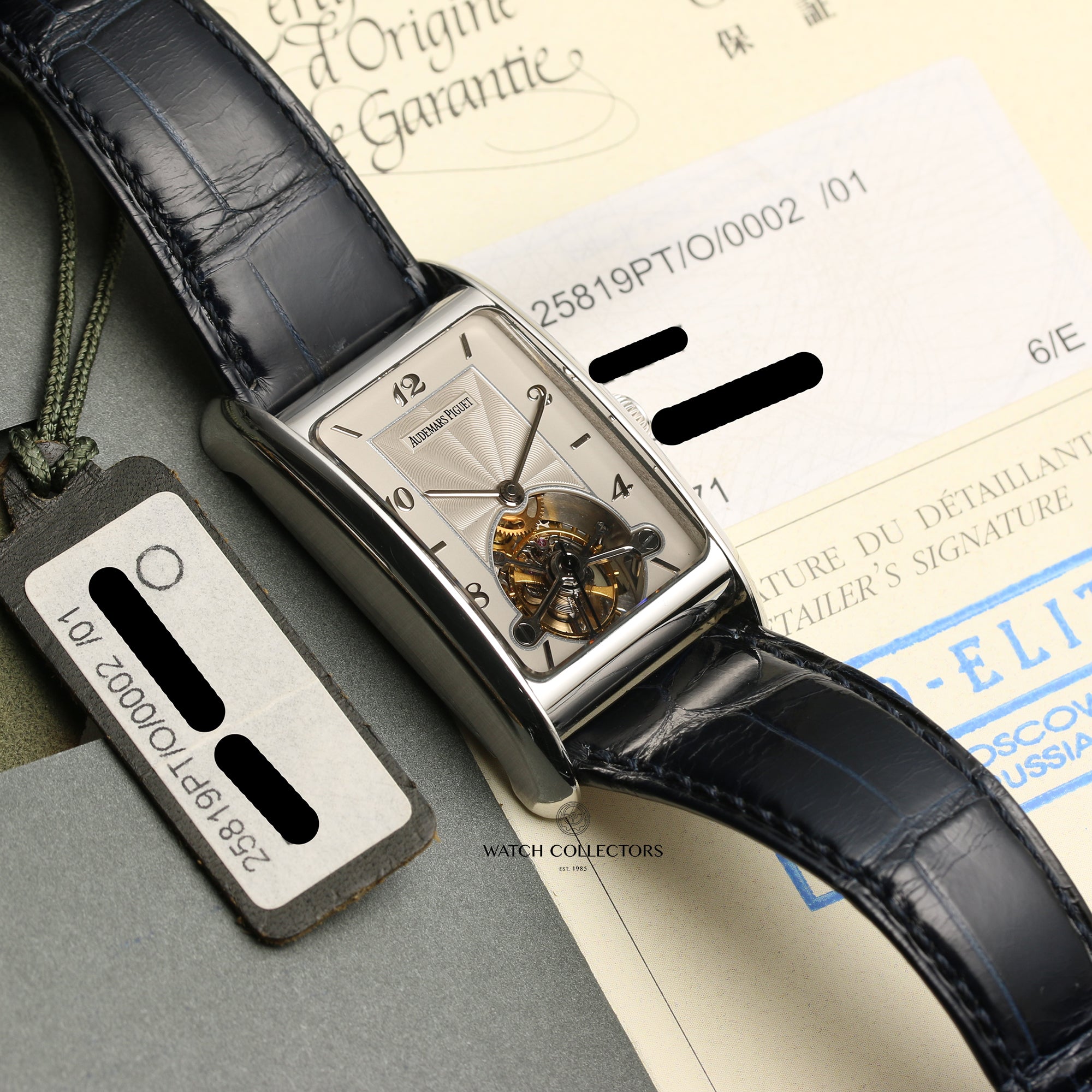 Audemars Piguet Tourbillon Platinum Second Hand Watch Collectors 11