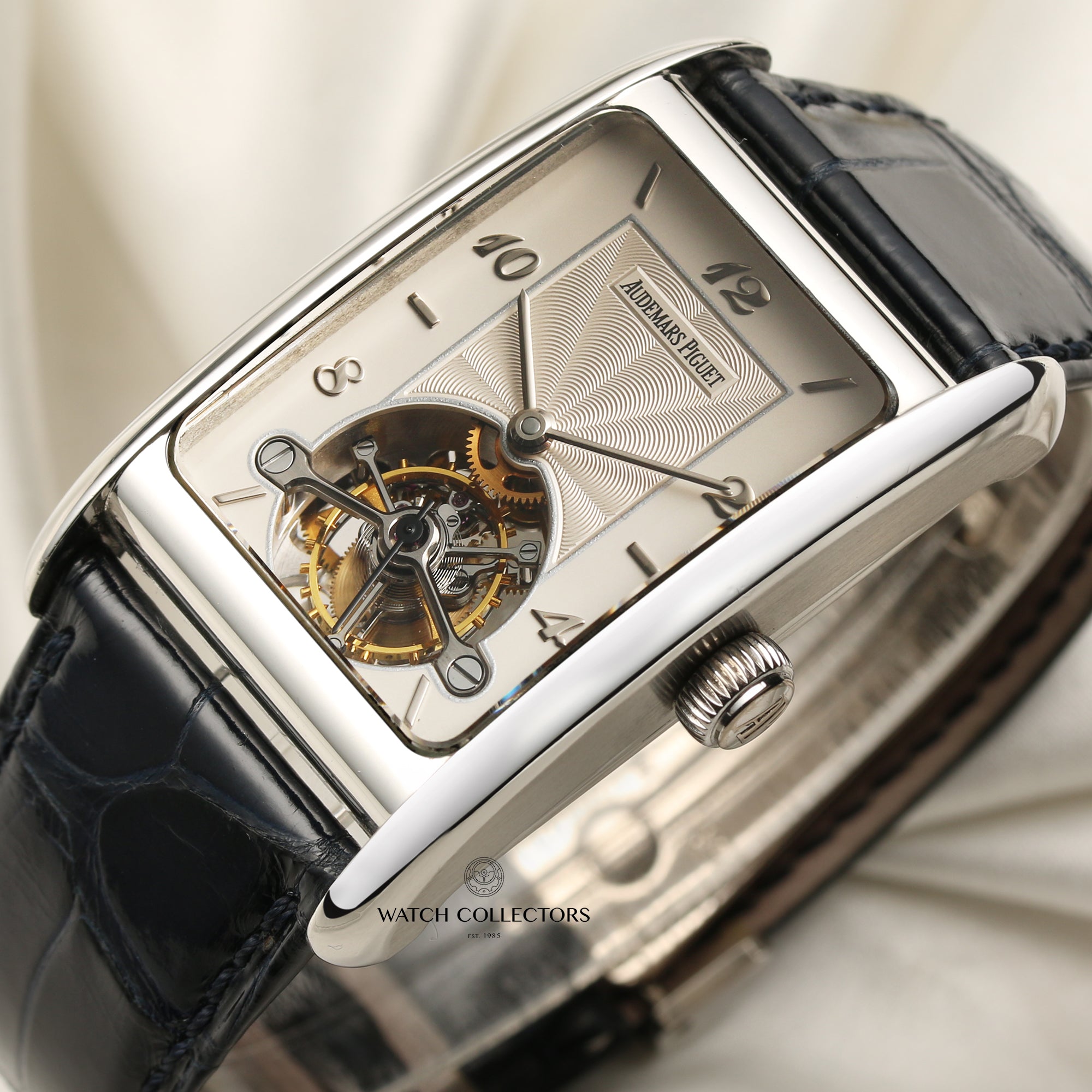 Audemars Piguet Tourbillon Platinum Second Hand Watch Collectors 4