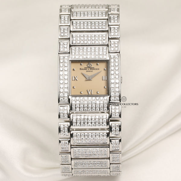 Baume & Mercier Full Diamond Bracelet Second Hand Watch Collectors 1