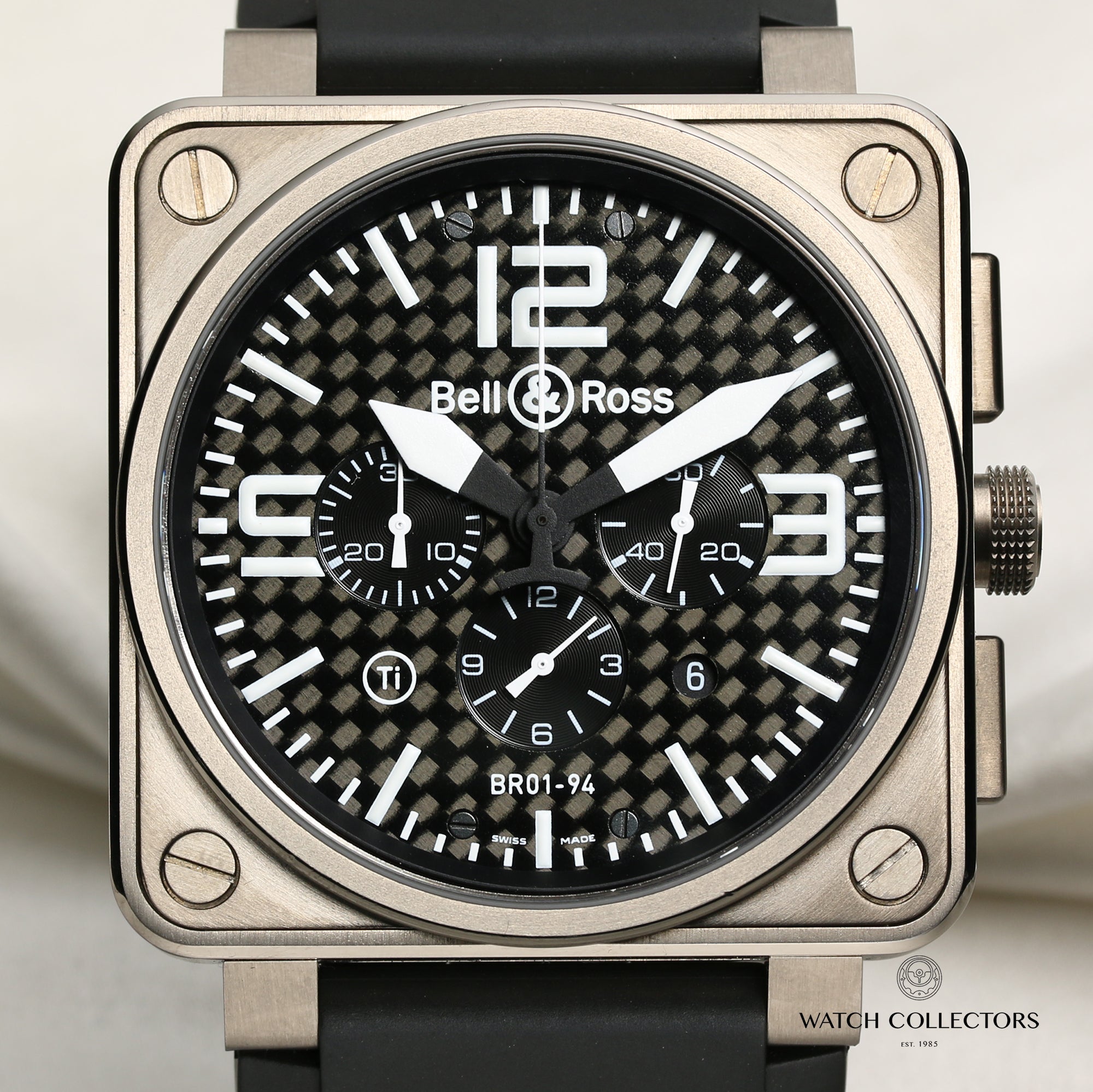 Bell Ross BR01 94 TIT Chronograph Titanium Watch Collectors