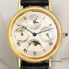 Breguet 18K Yellow Gold Moonphase Second Hand Watch Collectors 2
