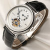 Breguet Classique Grande complications 5307 Tourbillon Platinum Second Hand Watch Collectors 3