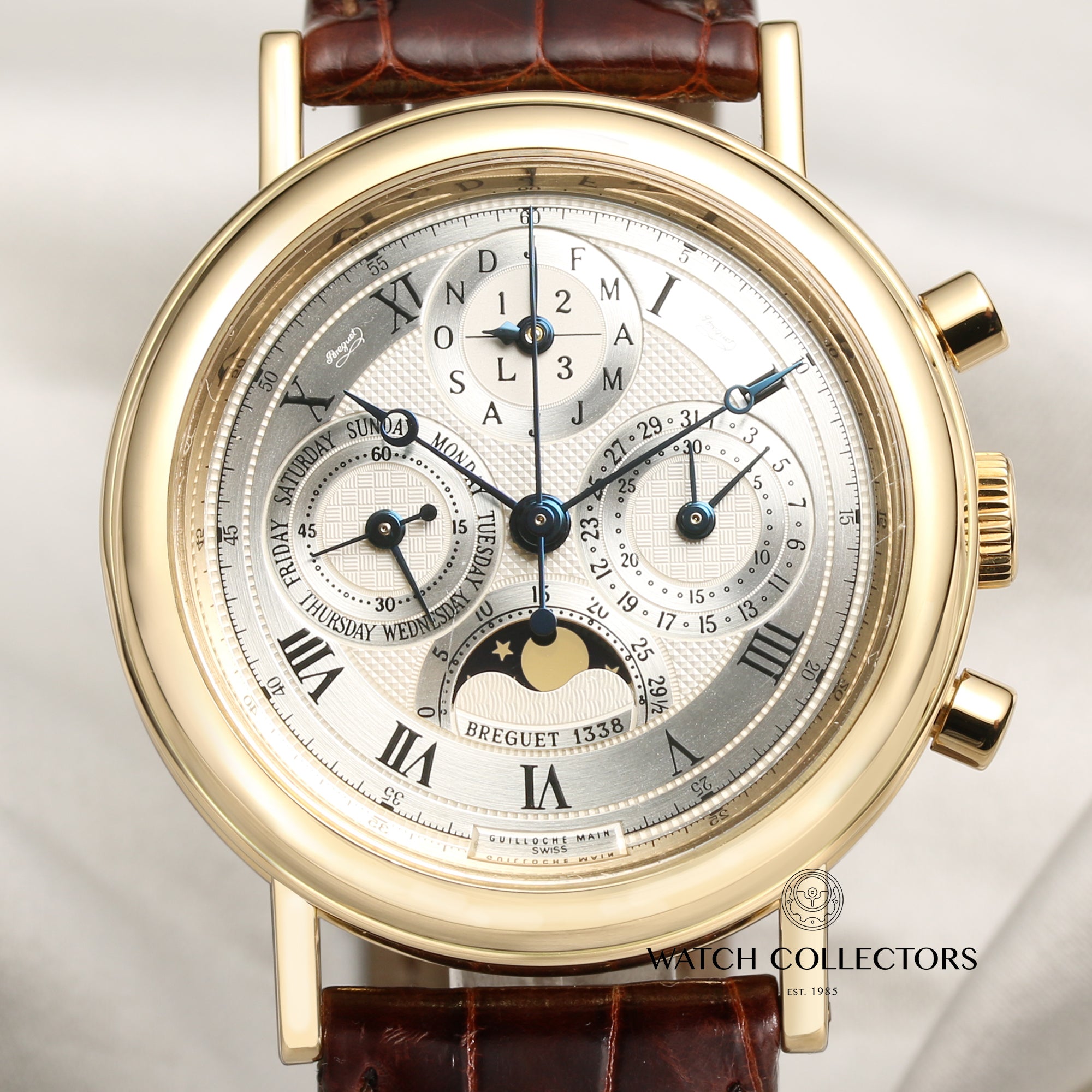 Breguet Classique Perpetual Calendar 3617 18k Yellow Gold Watch