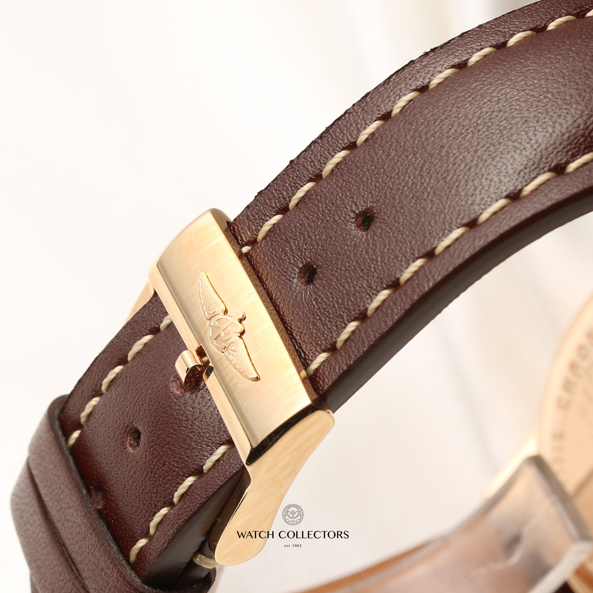Breitling Montbrillant R41370 18K Rose Gold Second Hand Watch Collectors 10
