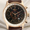 Breitling Montbrillant R41370 18K Rose Gold Second Hand Watch Collectors 2