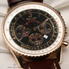 Breitling Montbrillant R41370 18K Rose Gold Second Hand Watch Collectors 5