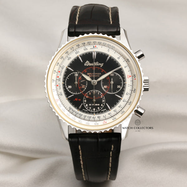 Breitling Navitimer Platinum Second Hand Watch Collectors 1