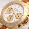 Bulgari Diagono Chronograph CH35G 18K Yellow Gold Second Hand Watch Collectors 1 (4)