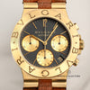 Bvlgari Diagono 18K Yellow Gold Second Hand Watch Collectors 2