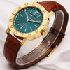 Bvlgari Diagono BB 38 GL AC 18K Yellow Gold Second Hand Watch Collectors (3)