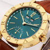 Bvlgari Diagono BB 38 GL AC 18K Yellow Gold Second Hand Watch Collectors (4)