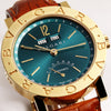 Bvlgari Diagono BB 38 GL AC 18K Yellow Gold Second Hand Watch Collectors (5)