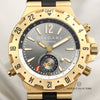 Bvlgari GMT Automatic 18K Yellow Gold Second Hand Watch Collectors 2