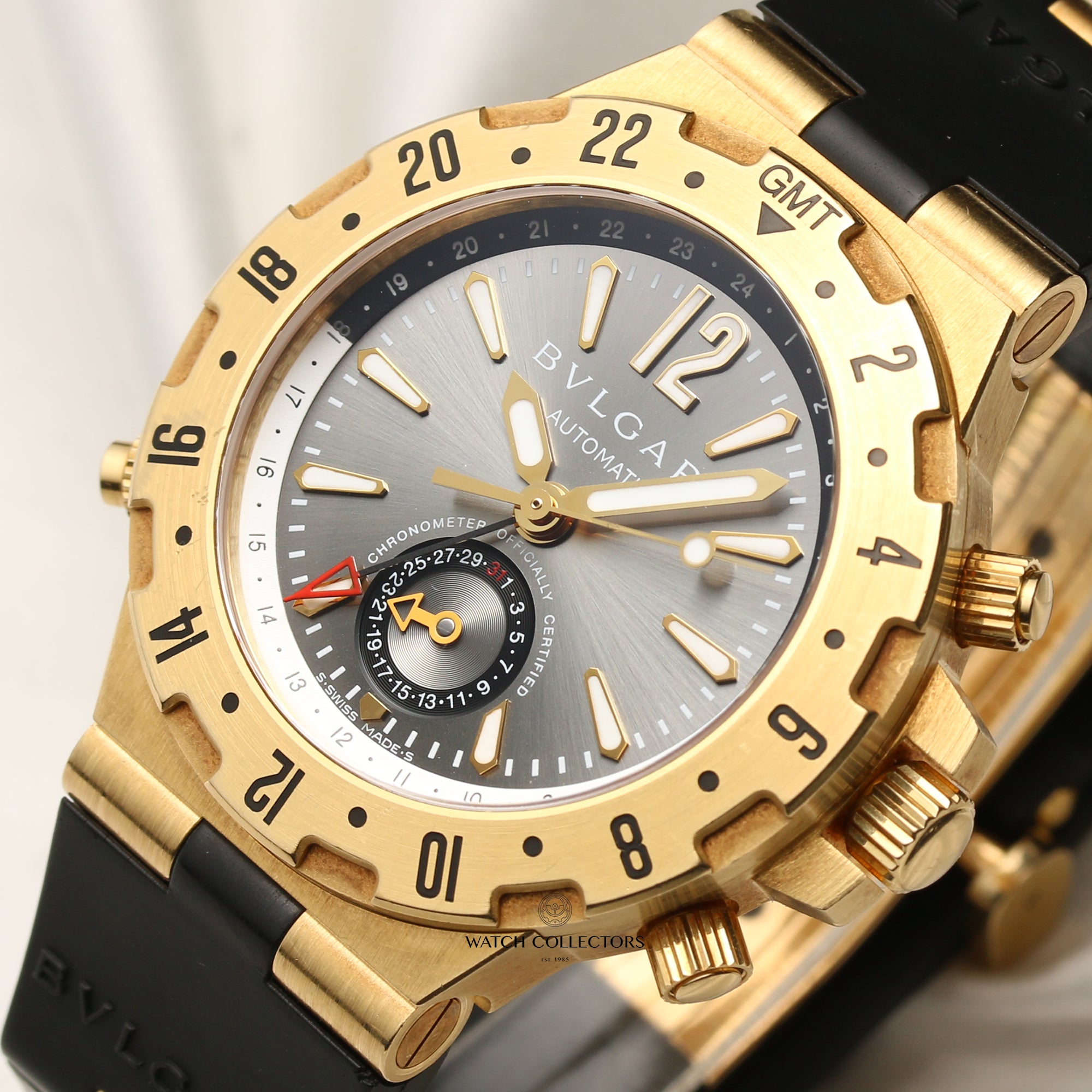 Bvlgari diagono discount gmt 40