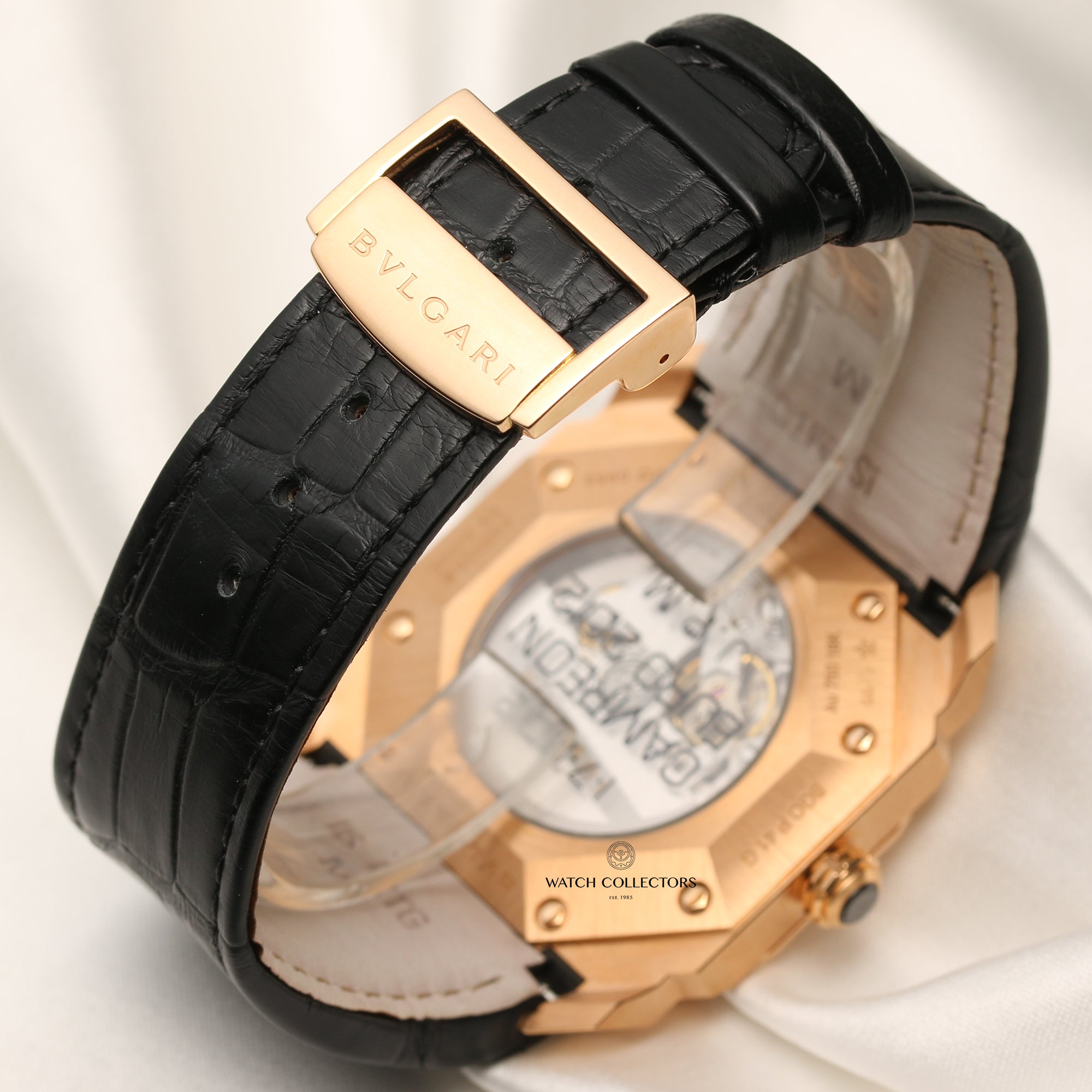 Bvlgari Octo Campeon Euro 2012 18K Rose Gold Second Hand Watch Collectors 6