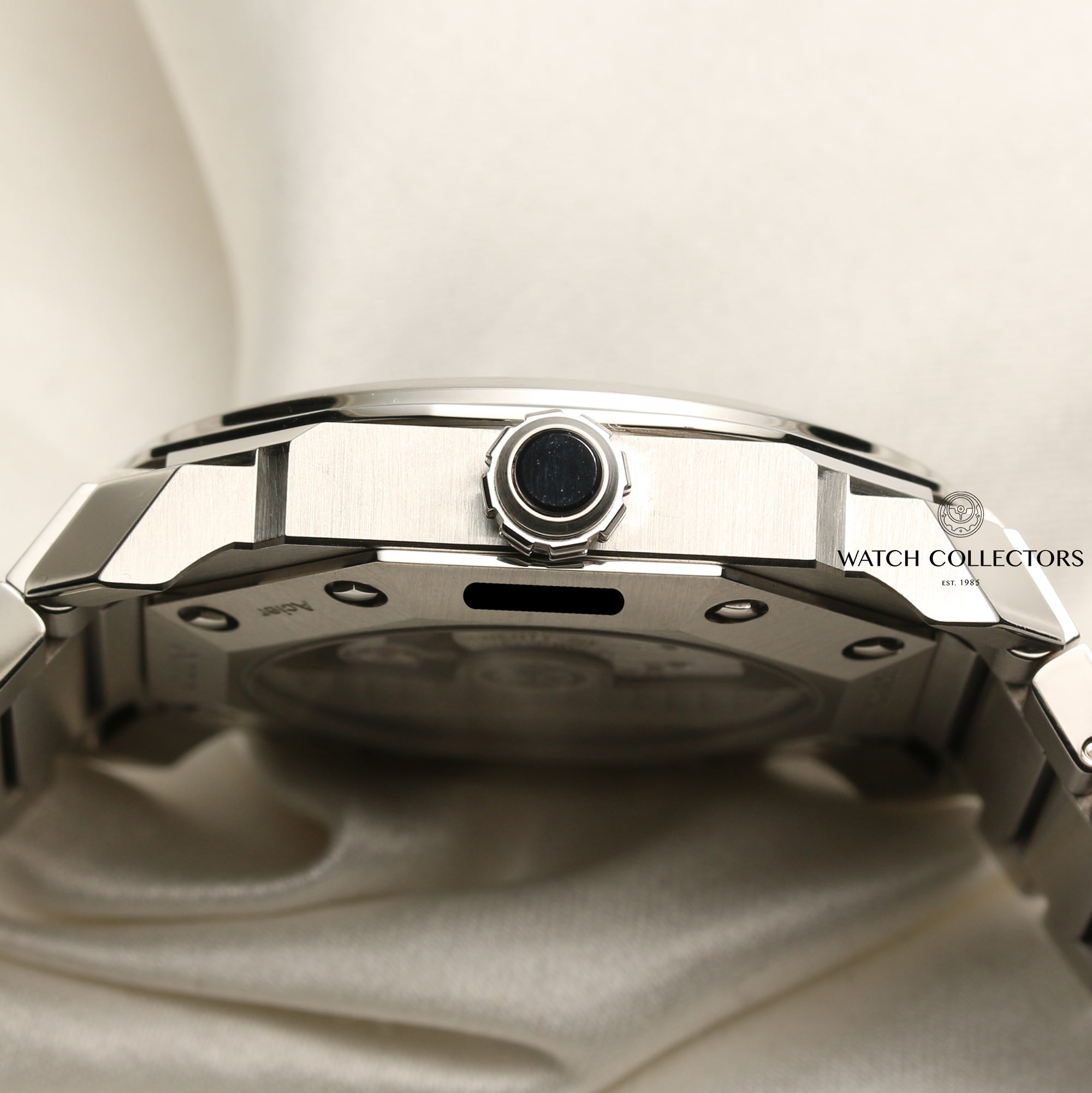 Bvlgari Stainless Steel Blue Dial Second Hand Watch Collectors 5