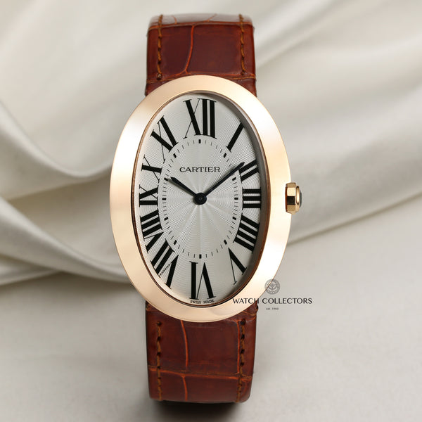 Cartier 18K Rose Gold Second Hand Watch Collectors 1