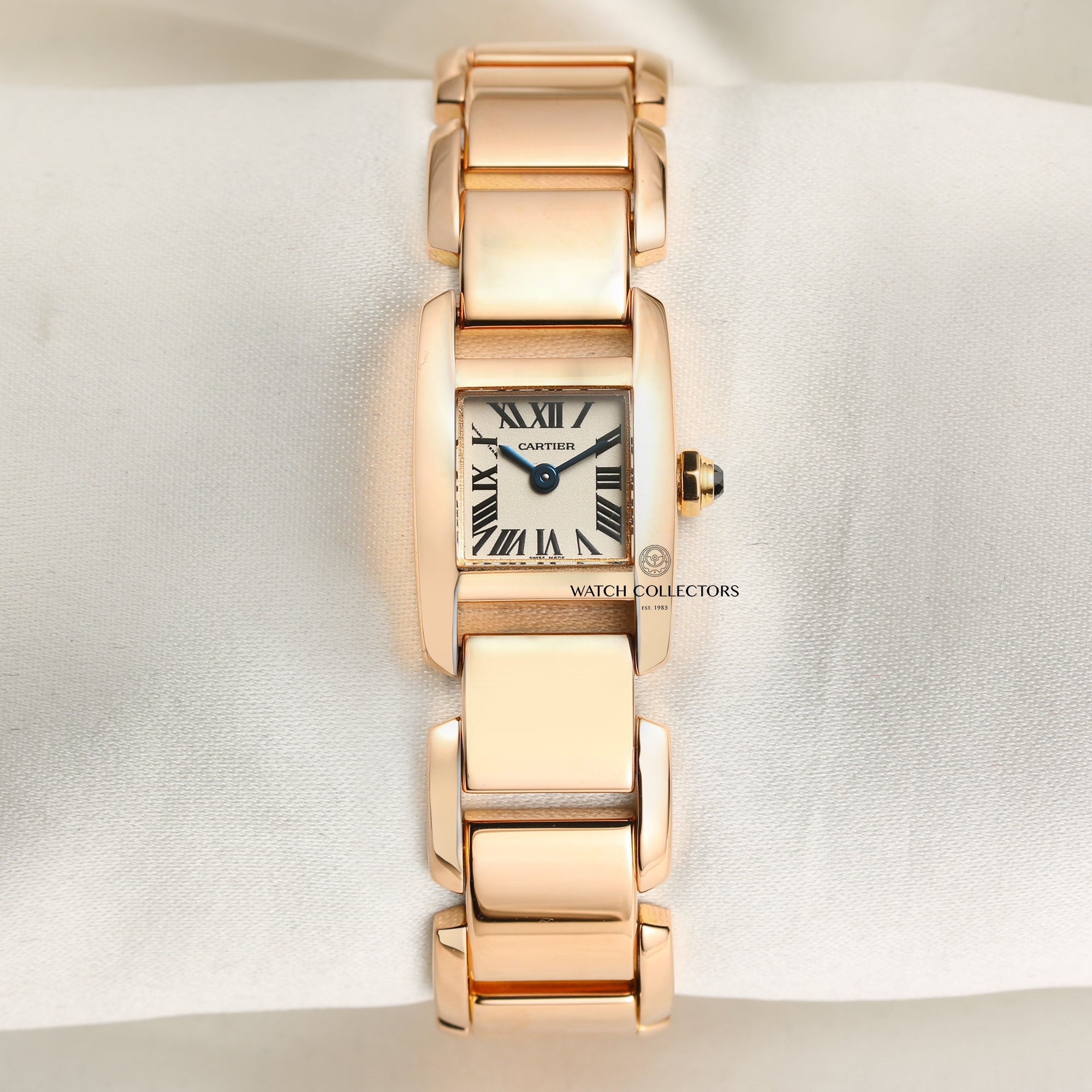 Cartier 18K Rose Gold Second Hand Watch Collectors 1