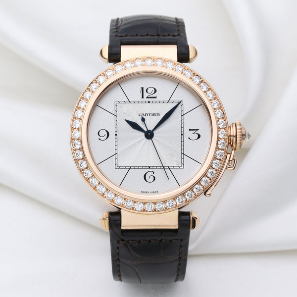 Cartier 18K Rose Gold Second Hand Watch Collectors 1