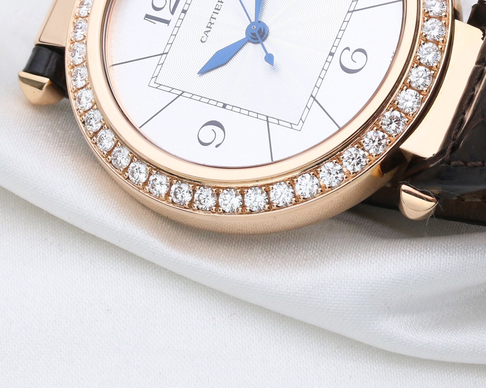 Cartier 18K Rose Gold Second Hand Watch Collectors 5