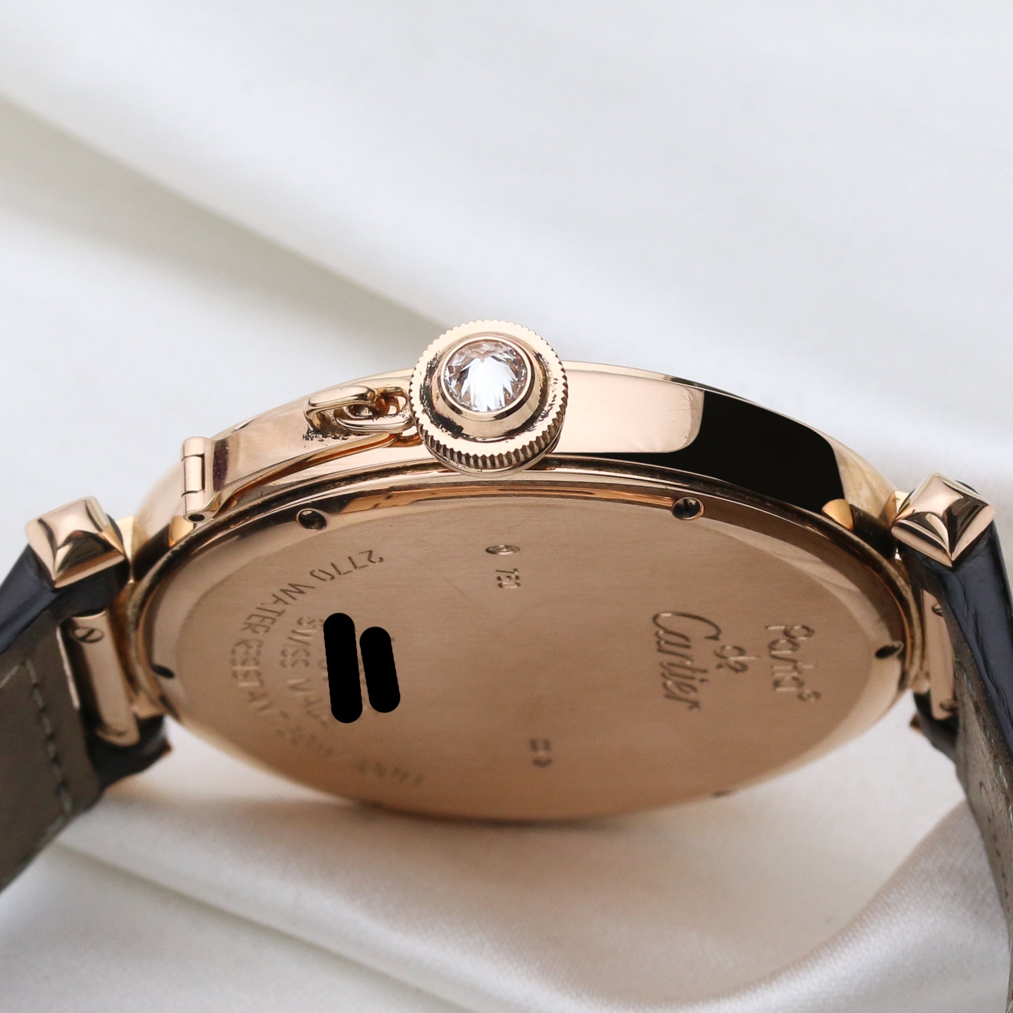 Cartier 18K Rose Gold Second Hand Watch Collectors 6