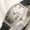 Cartier 18K White Gold Diamod Bezel Second Hand Watch Collectors 4