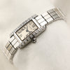 Cartier 18K White Gold Diamond Bezel Second Hand Watch Collectors 3