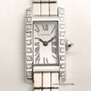 Cartier 18K White Gold Diamond Second Hand Watch Collectors 2