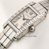 Cartier 18K White Gold Diamond Second Hand Watch Collectors 4
