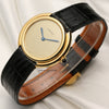 Cartier 18K Yellow Gold Champagne Dial Second Hand Watch Collectors 3