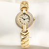 Cartier 18K Yellow Gold Diamond Bezel Second Hand Watch Collectors 1