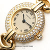 Cartier 18K Yellow Gold Diamond Bezel Second Hand Watch Collectors 4