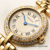 Cartier 18K Yellow Gold Diamond Bezel Second Hand Watch Collectors 4