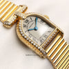 Cartier 18K Yellow Gold Diamond Bezel Shoulders Second Hand Watch Collectors 5