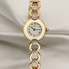 Cartier 18K Yellow Gold Diamond Second Hand Watch Collectors 1