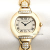 Cartier 18K Yellow Gold Diamond Second Hand Watch Collectors 2